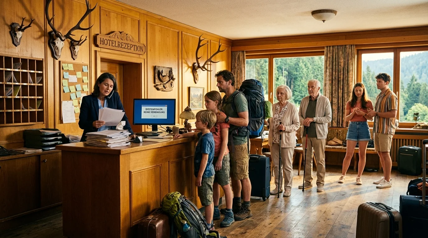 Stressige Rezeption – der tägliche Wahnsinn